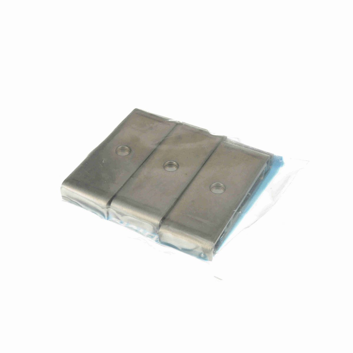 System Plast Double Rail Clamp, Stainless Steel, Square Hole,~3.25" Rail Centers - VG-011-04-SH