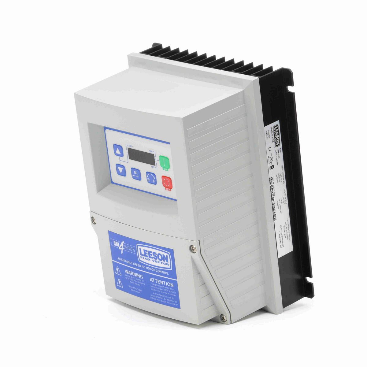 LEESON SM4 Vector NEMA 4 AC Drives, 0.5 HP, 115/230 V, 2.4 Amps - 174652.00