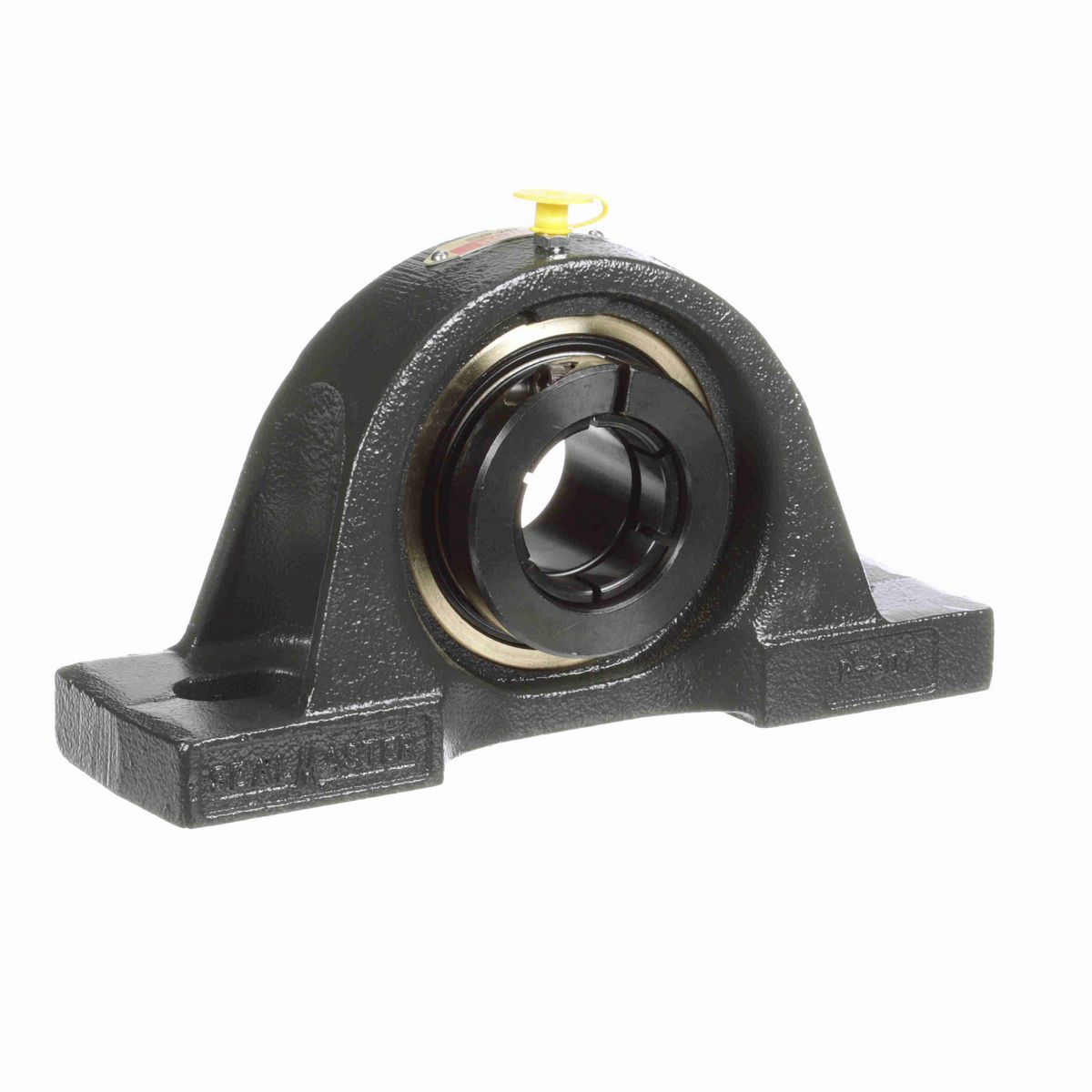 Sealmaster Mounted Cast Iron Two Bolt Pillow Block Ball Bearing - 52100 Bearing Steel, Black Oxided - Concentric Lock - EMP-24T