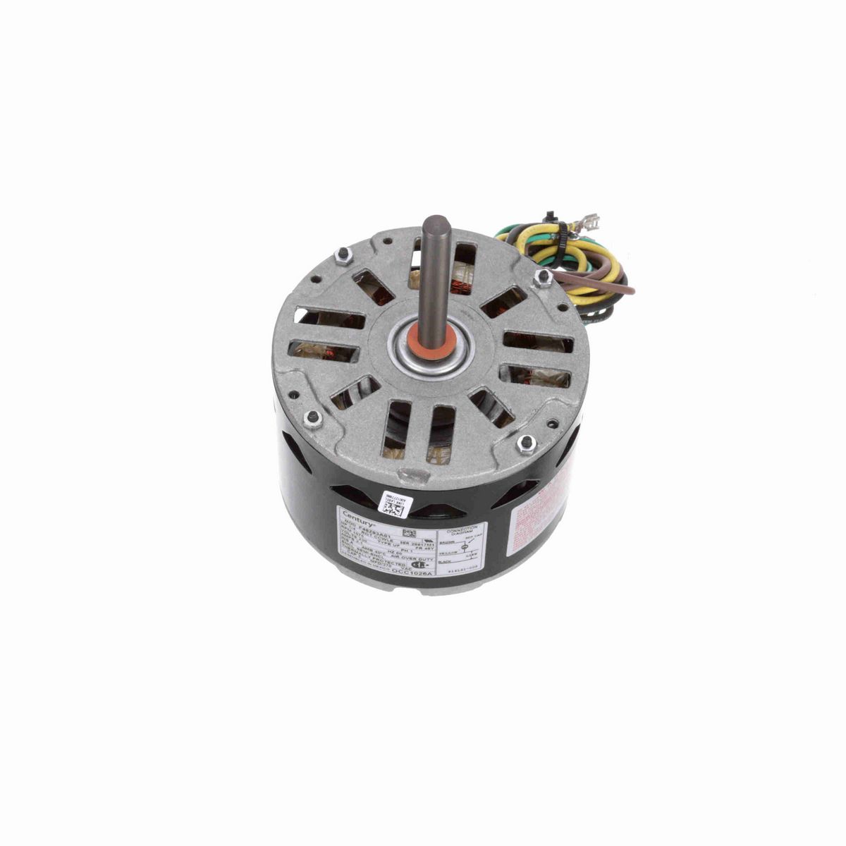 Century OEM Replacement Motor, 1/4 HP, 1 Ph, 60 Hz, 230 V, 1075 RPM, 1 Speed, 48 Frame, SEMI ENCL - OCC1026A