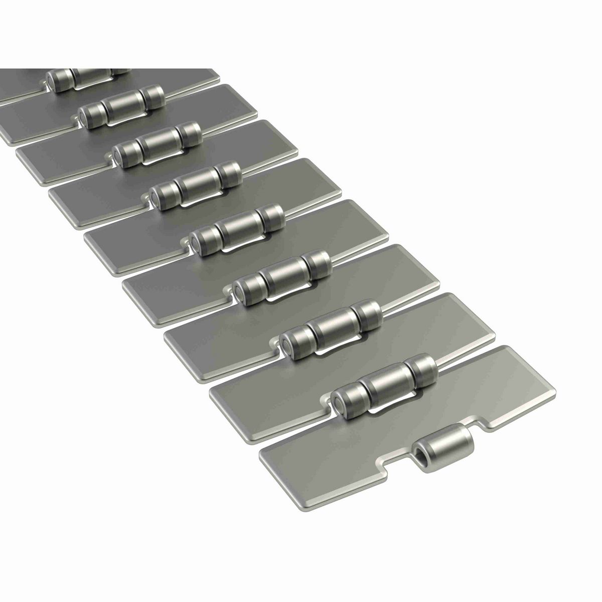 Rexnord 8811M Side-flexing Solid Top, Material: 0, Width: 4.5in, Pitch: 1.5in - 767.53.42