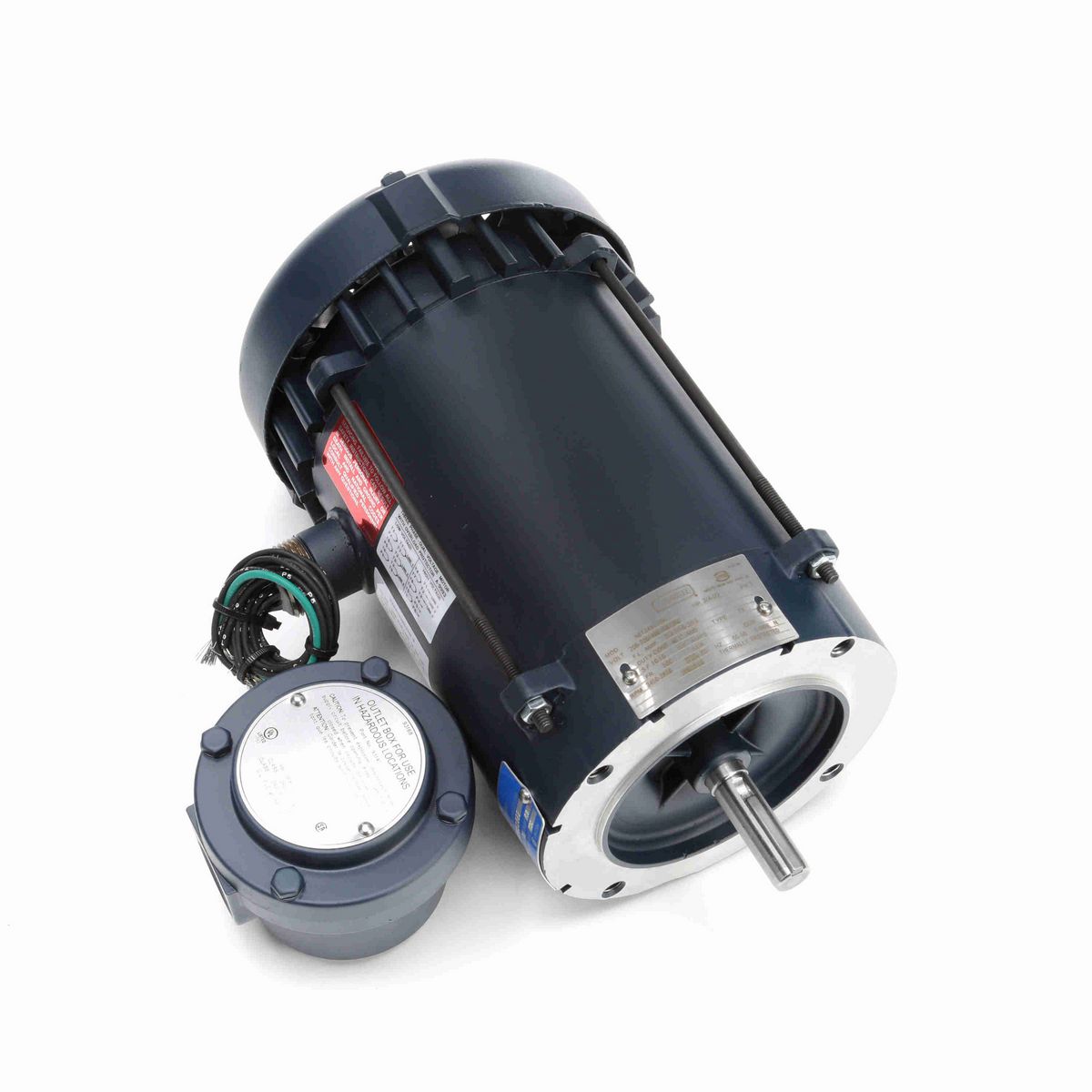 LEESON Explosion Proof Motor, 0.75 & 0.50 HP, 3 Ph, 60 & 50 Hz, 208-230/460 & 190/380 V, 3600 & 3000 RPM, 56C Frame, EPFC - 111936.00