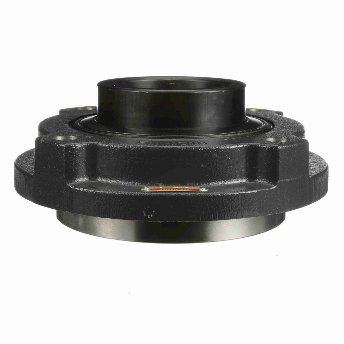 Sealmaster Mounted Cast Iron Flange Cartridge Ball Bearing - 52100 Bearing Steel, Black Oxided - Setscrew Lock - MFC-64