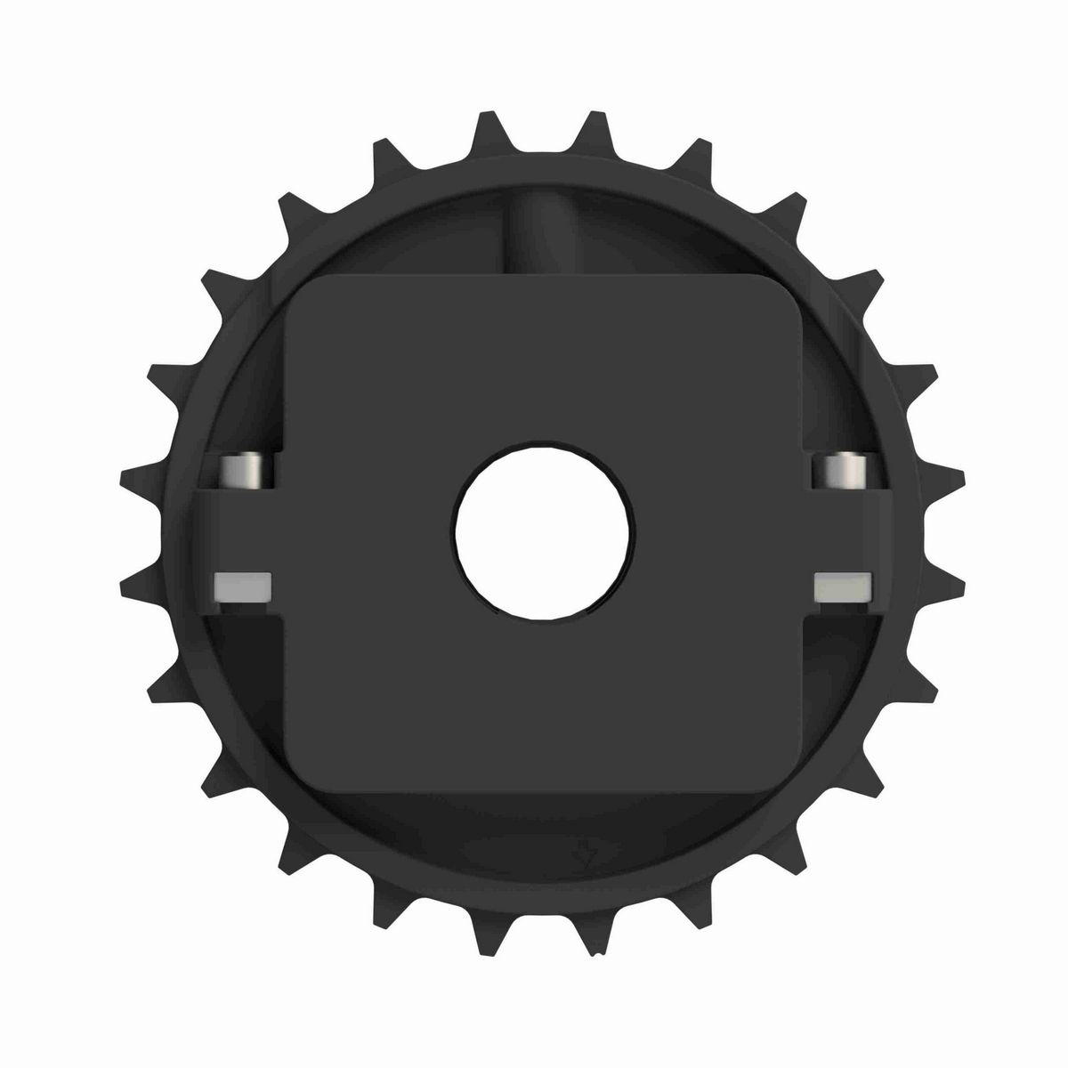 Rexnord 8500 Series Split Molded Nylon Sprocket with 24 Teeth and 1-1/4in Round Idler Bore - 614-186-12