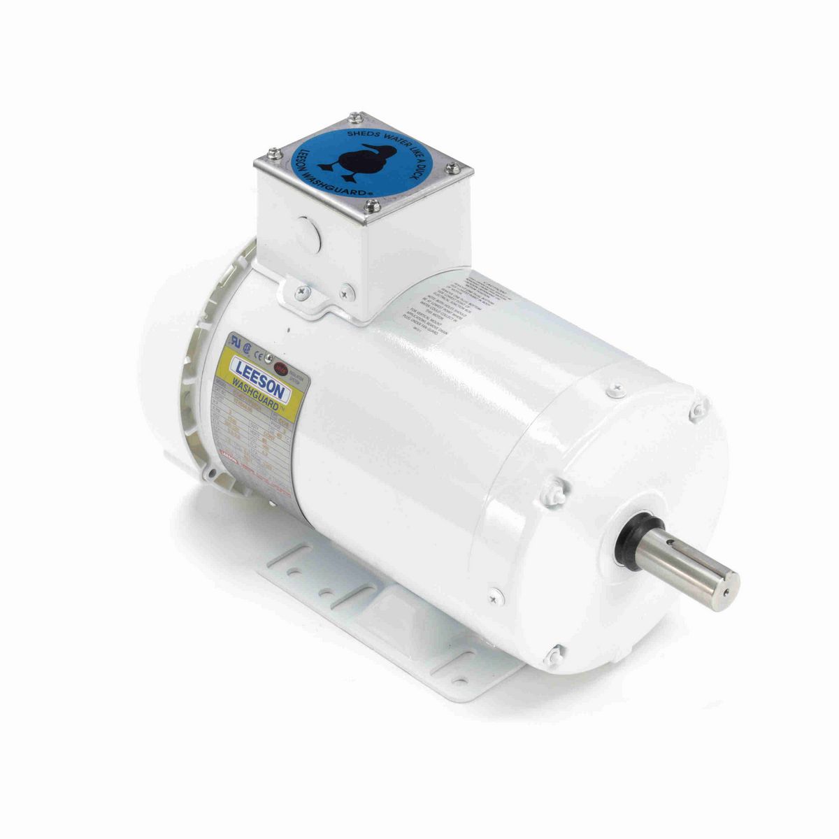 LEESON Feather Picker Motor, 3 HP, 3 Ph, 60 Hz, 230/460 V, 1800 RPM, 145TZ Frame, TEFC - 121944.00