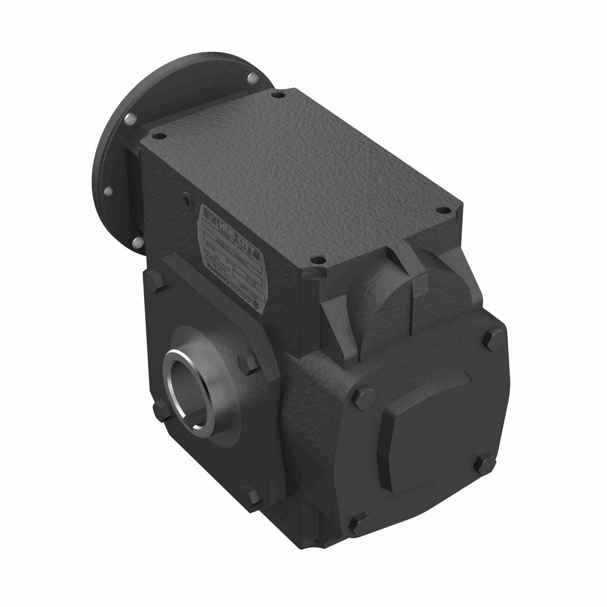 Hub City HERA Gear Reducer HERA Cast Iron Helical-Hypoid Reducer - HERA55ES 58.92 143TC 1.938