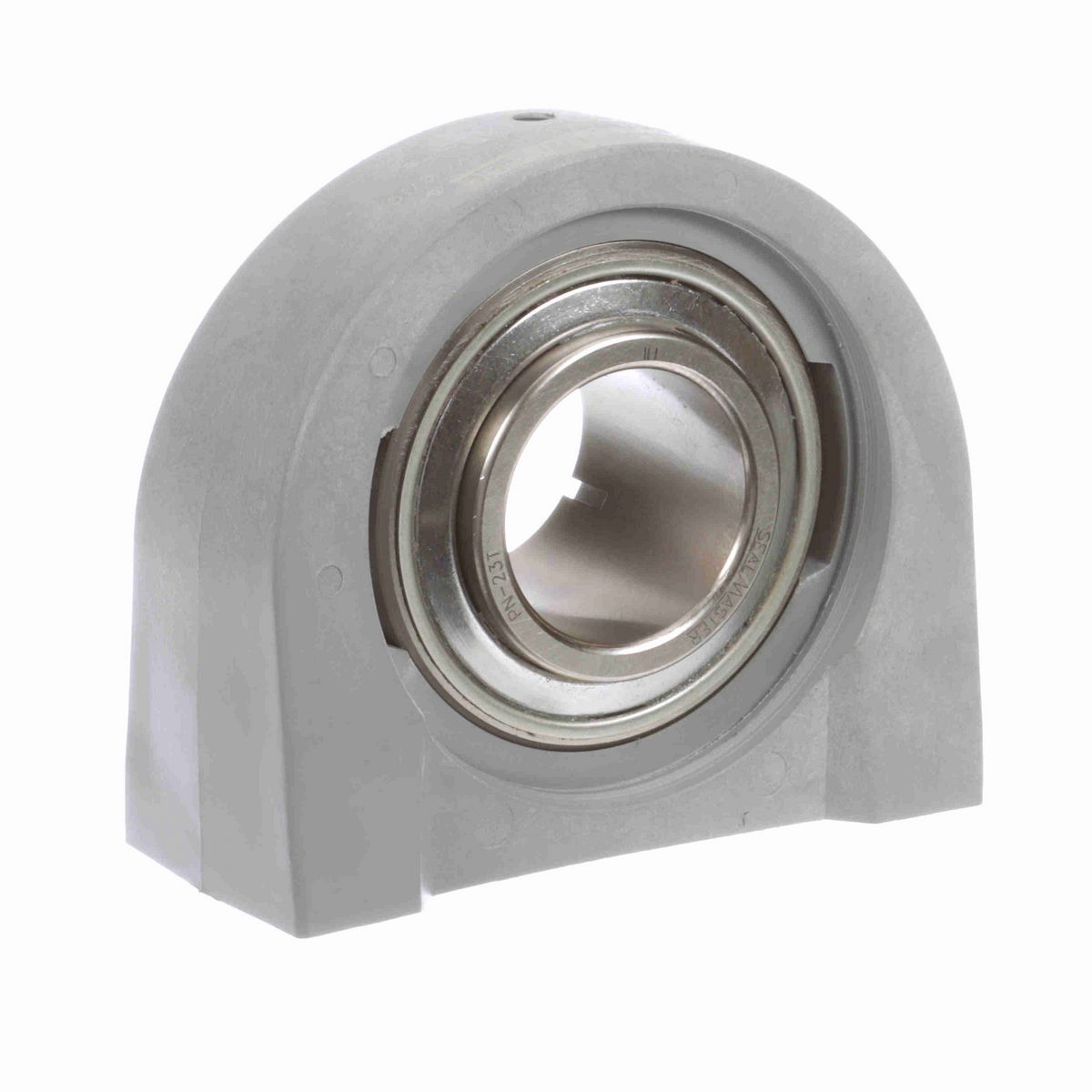 Sealmaster Mounted Composite Tapped Base Pillow Block Ball Bearing - 52100 Bearing Steel, Phosphorus Nickel Coated - Concentric Lock - Corrosion Resistant - Reduced Maintenance - Lubed for Life - CRTBC-PN23T RMW