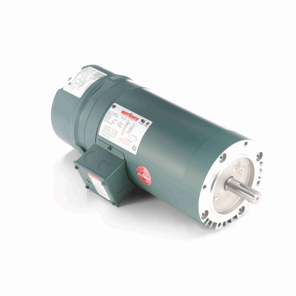 LEESON Brake Motor, 2 HP, 3 Ph, 60 Hz, 230/460 V, 1800 RPM, 145TC Frame, DP - 122241.00