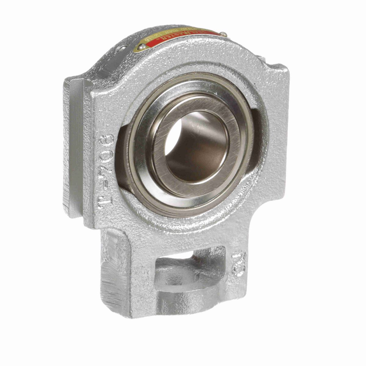 Sealmaster Mounted Flouropolymer Coated Cast Iron Wide Slot Take Up Ball Bearing - 52100 Bearing Steel, Phosphorus Nickel Coated - Setscrew Lock - Corrosion Resistant - Reduced Maintenance - Lubed for Life - CRSTF-PN20 RMW