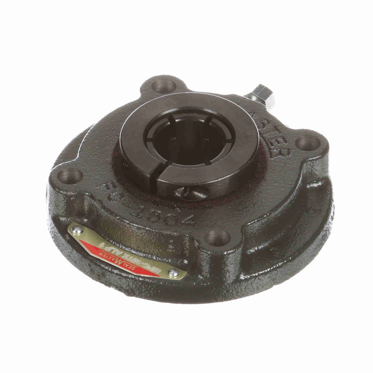 Sealmaster Mounted Cast Iron Flange Cartridge Ball Bearing - 52100 Bearing Steel, Black Oxided - Concentric Lock - Low Drag - MFC-16TX ALP