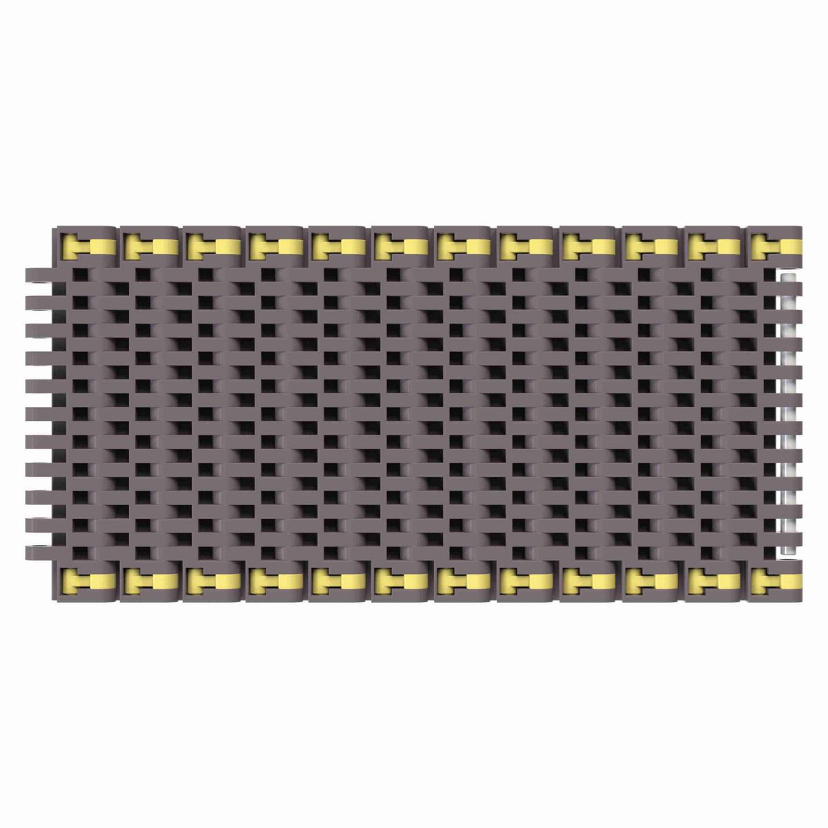 Rexnord 8505 Straight Running Solid Top, Material: Brown High Performance, Width: 4.5in, Pitch: 0.75in - 81418291