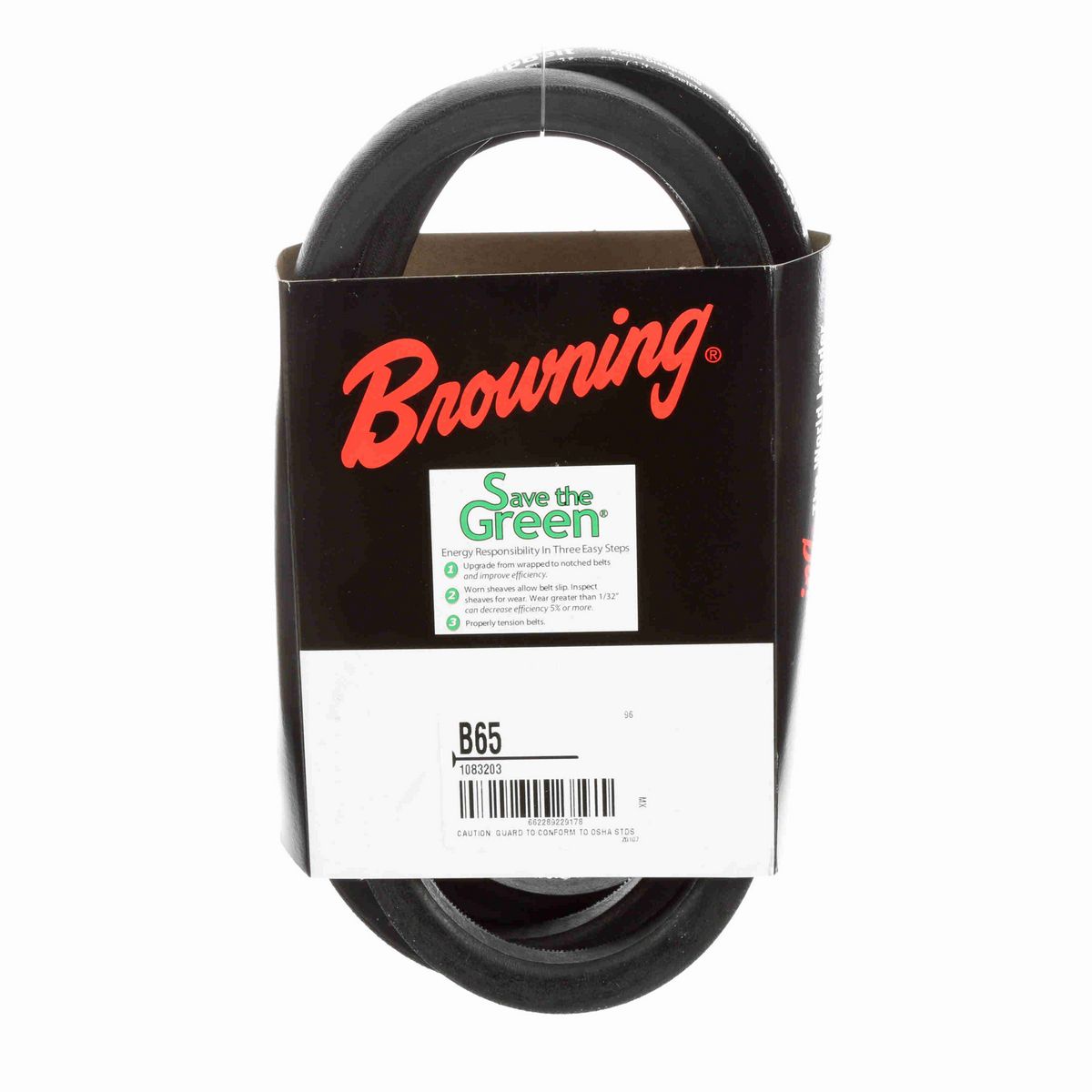 Browning Neoprene Wrapped Belt 95% Efficient - B65