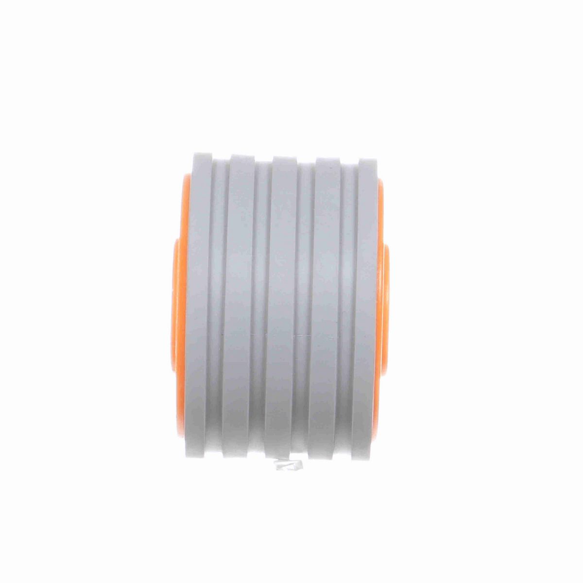 System Plast Return Roller with Rubber; OD: 57-mm, Shaft Dia: -mm, Length: 41-mm, Color: Orange - RETURN ROLLER