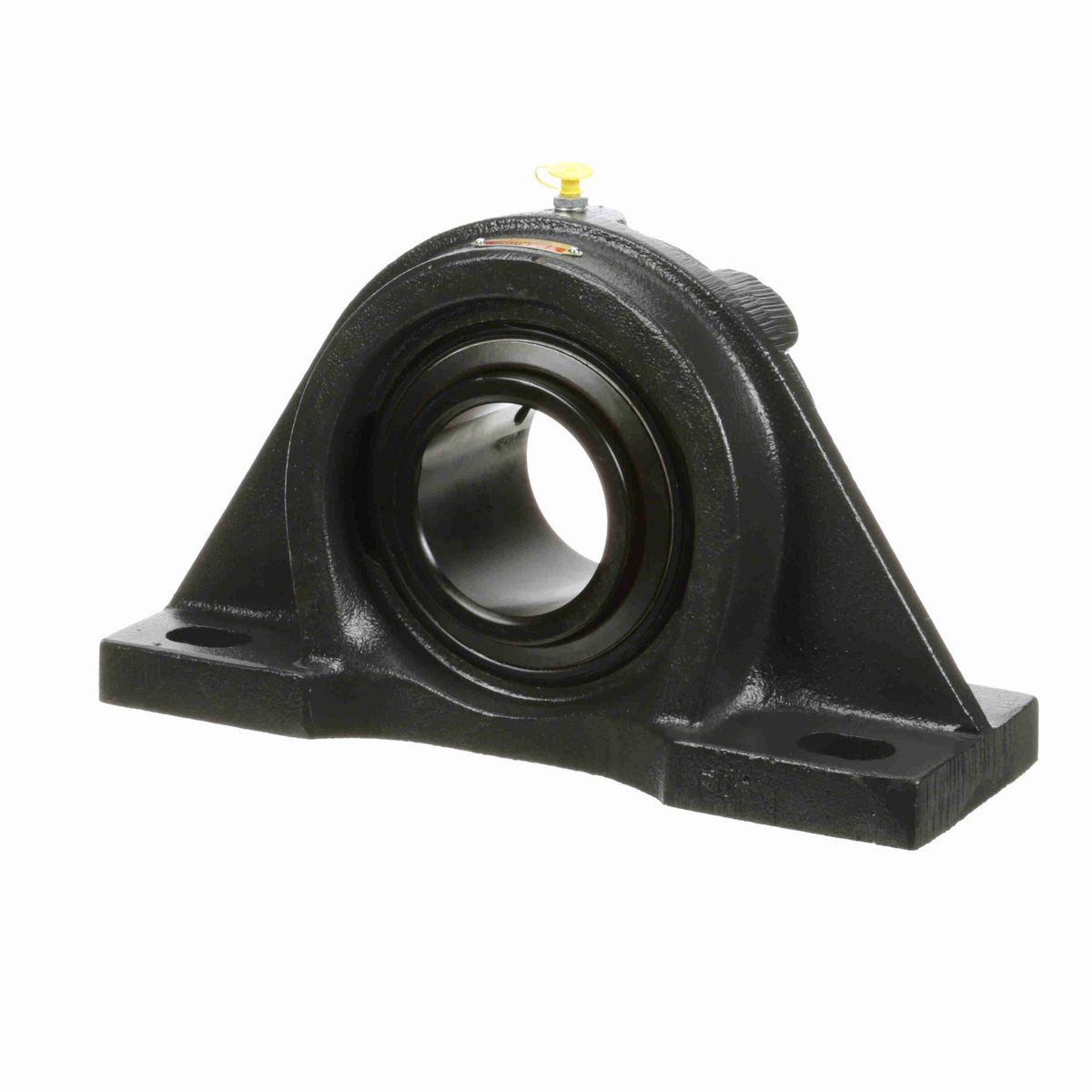 Sealmaster Mounted Cast Iron Four Bolt Pillow Block Ball Bearing - 52100 Bearing Steel, Black Oxided - Setscrew Lock - MFP-55