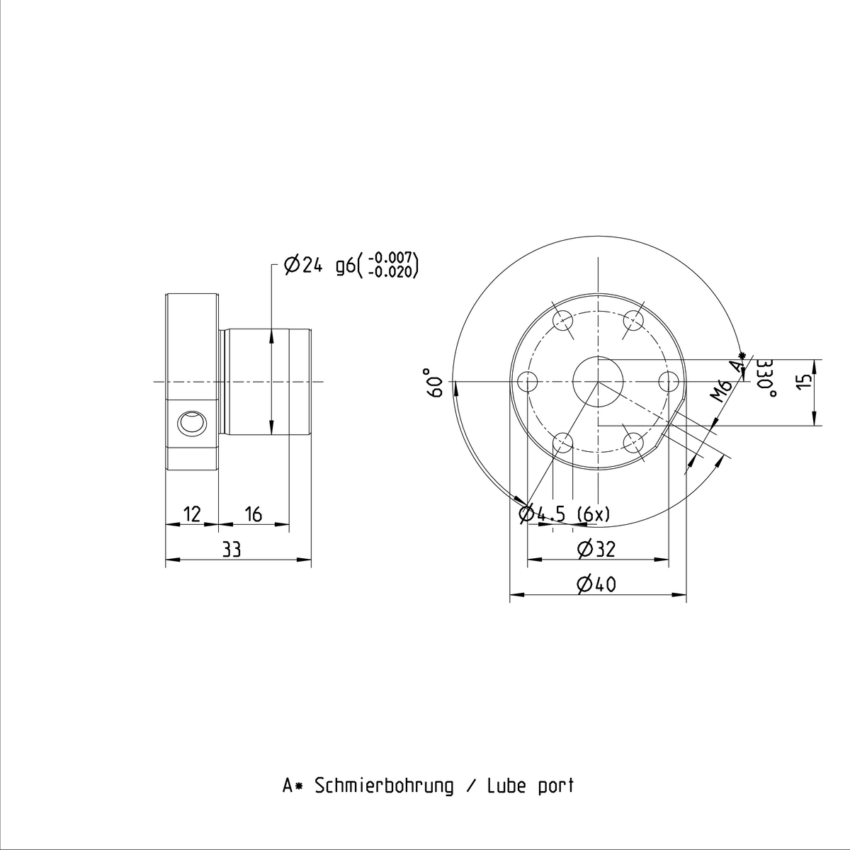 Одинарная гайка с фланцем Bosch Rexroth FEM-E-S 12X10RX2-2 [R153249013]