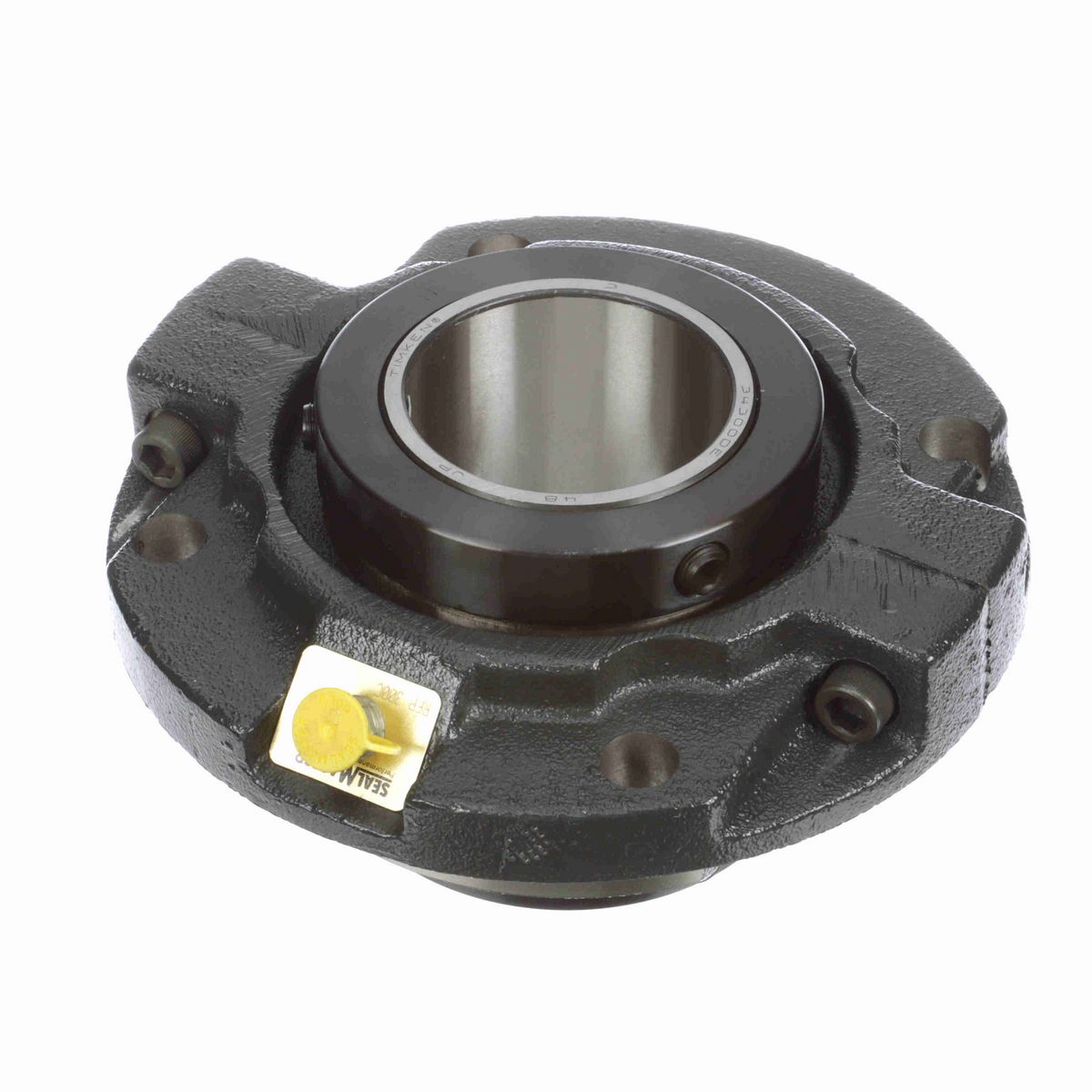 Sealmaster Mounted Cast Iron Piloted Flange Tapered Roller - 52100 Bearing Steel - Double Collar Mount Lock - RFP 300C