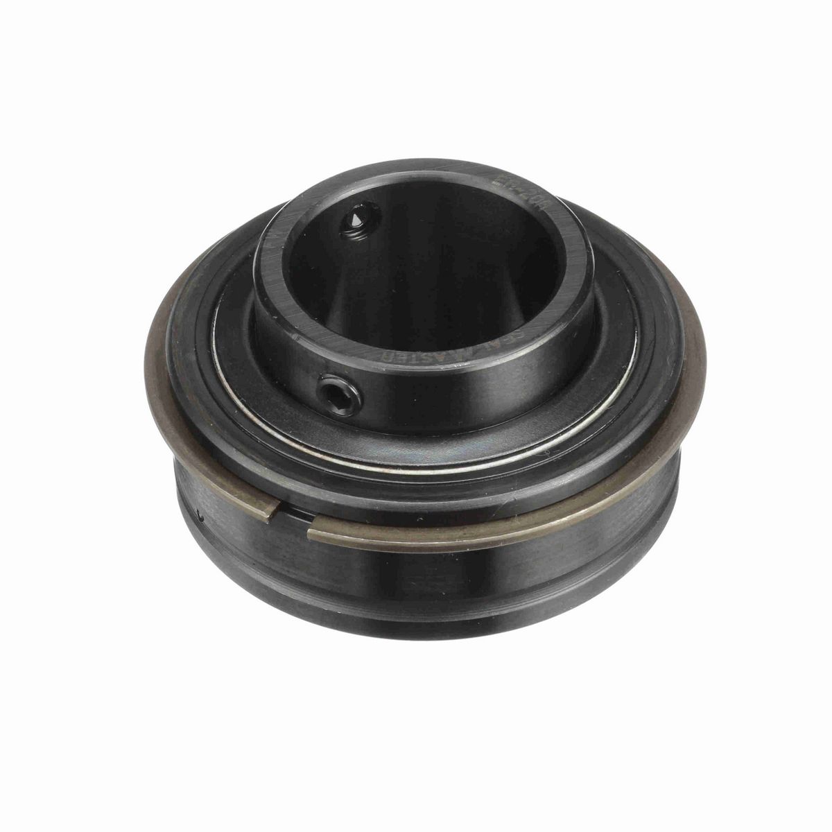 Sealmaster Mounted Insert Only Ball Bearing - 52100 Bearing Steel, Black Oxided - Setscrew Lock - ER-211