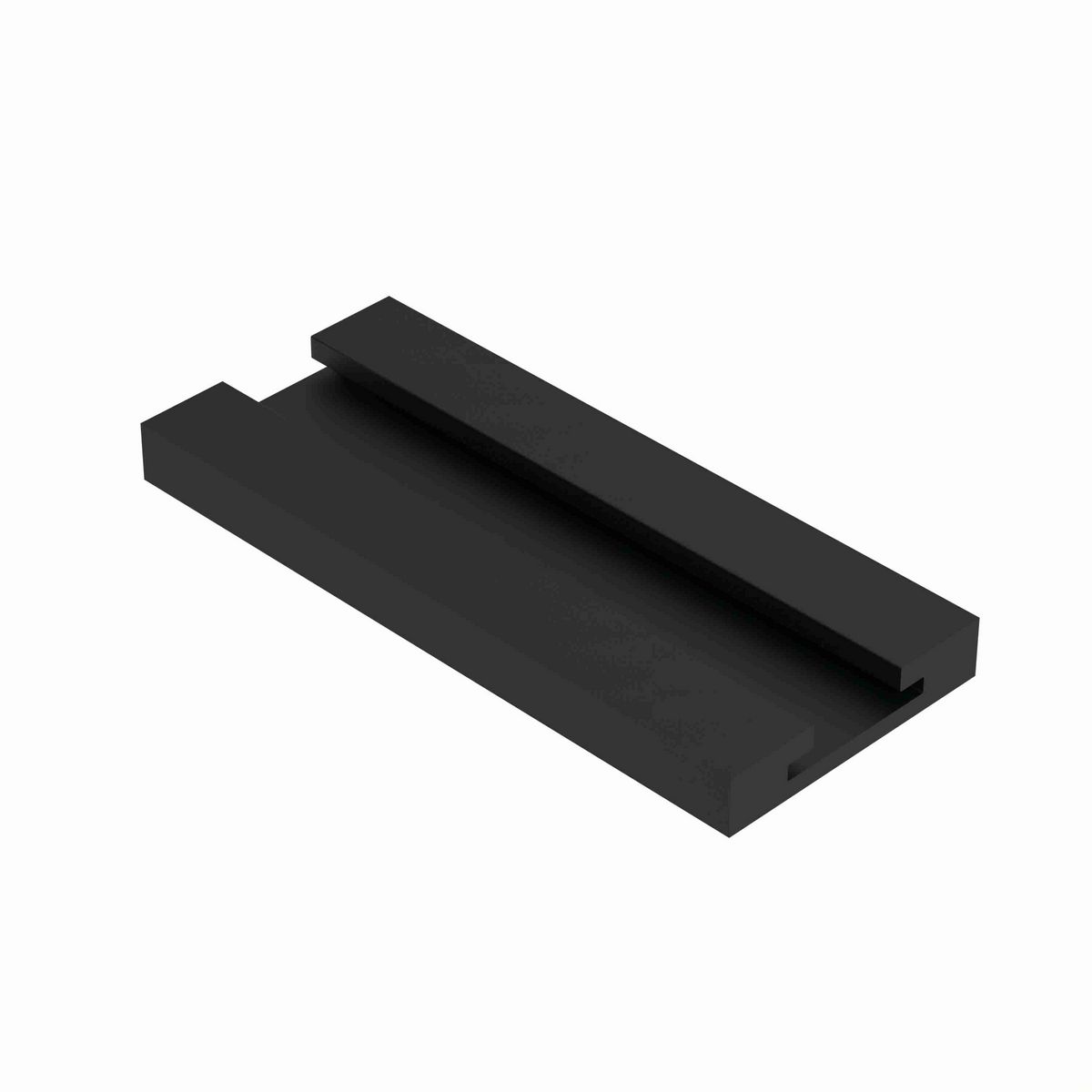 System Plast Tab Straight Track; Length: 10-ft, Series: VT-980, Height: 1-in , Track Width: 5-in , Material: NOLU-BR - VT-980-T-S-0450-10