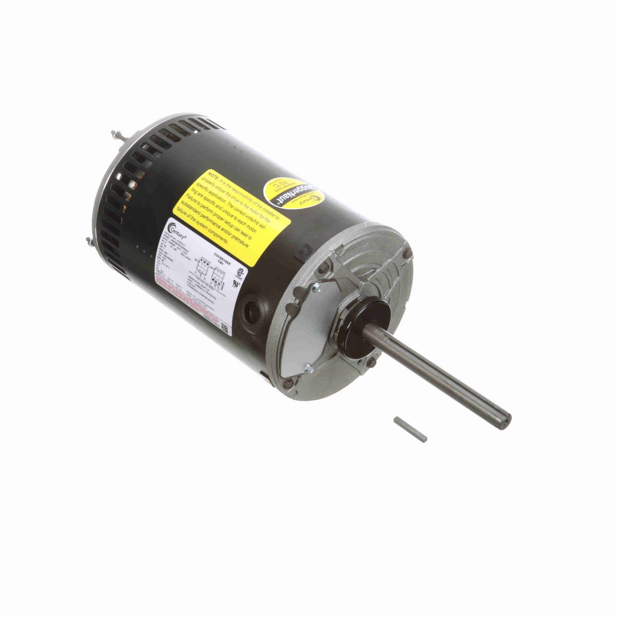 Century JuggerNaut® Condenser Fan Motor, 1 HP, 3 Ph, 60 Hz, 200-230/460 V, 900 RPM, 56Z Frame, OAO - H1057AV1