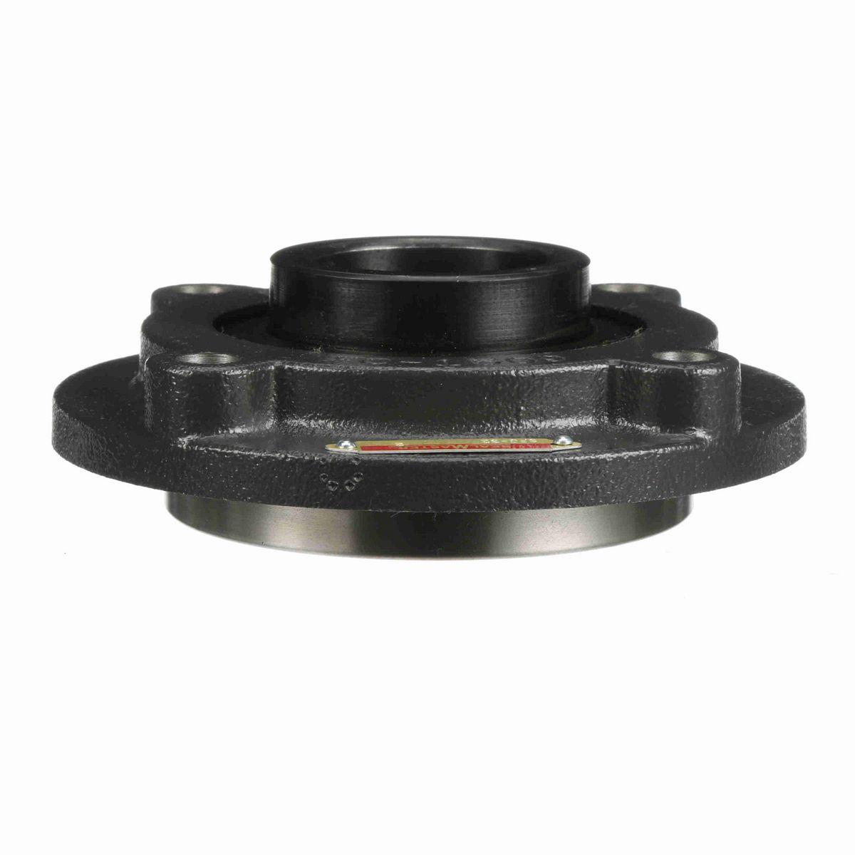Sealmaster Mounted Cast Iron Flange Cartridge Ball Bearing - 52100 Bearing Steel, Black Oxided - Setscrew Lock - SFC-32