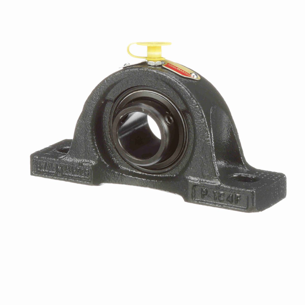 Sealmaster Mounted Cast Iron Two Bolt Low Base Pillow Block Ball Bearing - 52100 Bearing Steel, Black Oxided - Setscrew Lock - NPL-16