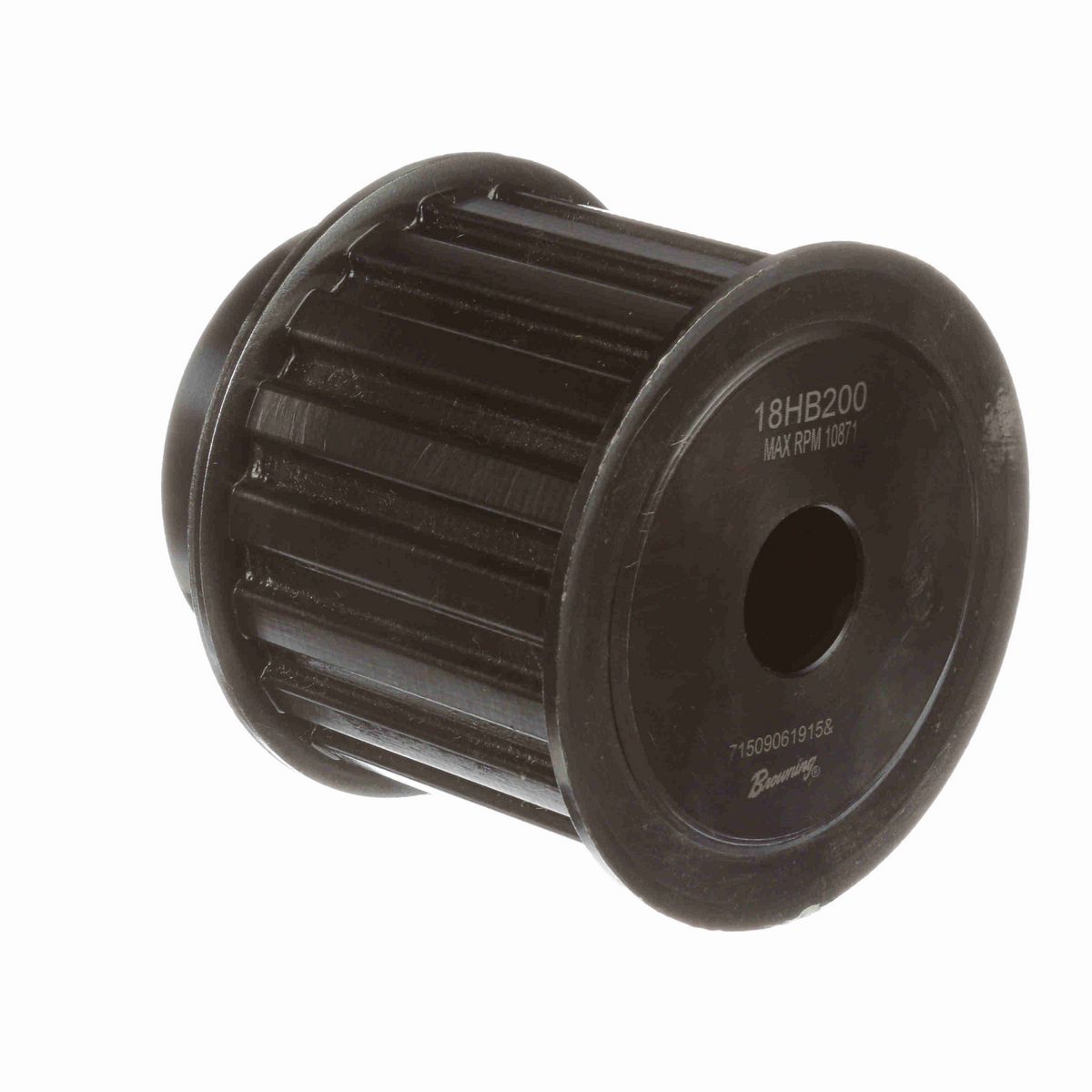 Browning Steel Rough Bore Gearbelt Pulley - 18HB200