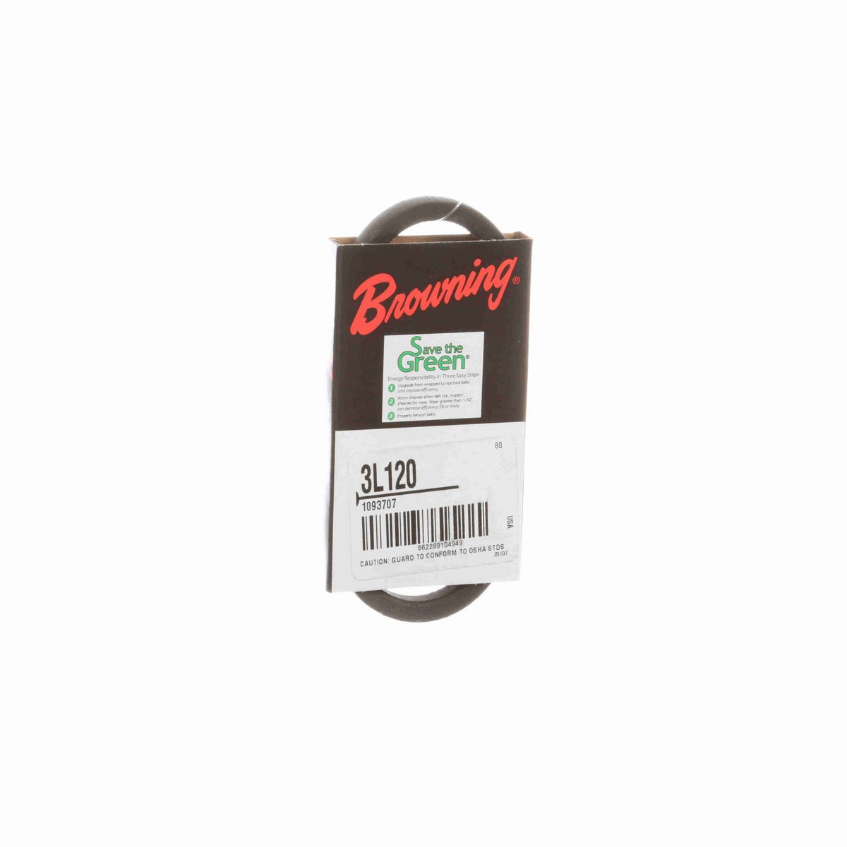 Browning Rubber FHP Belt - 3L120