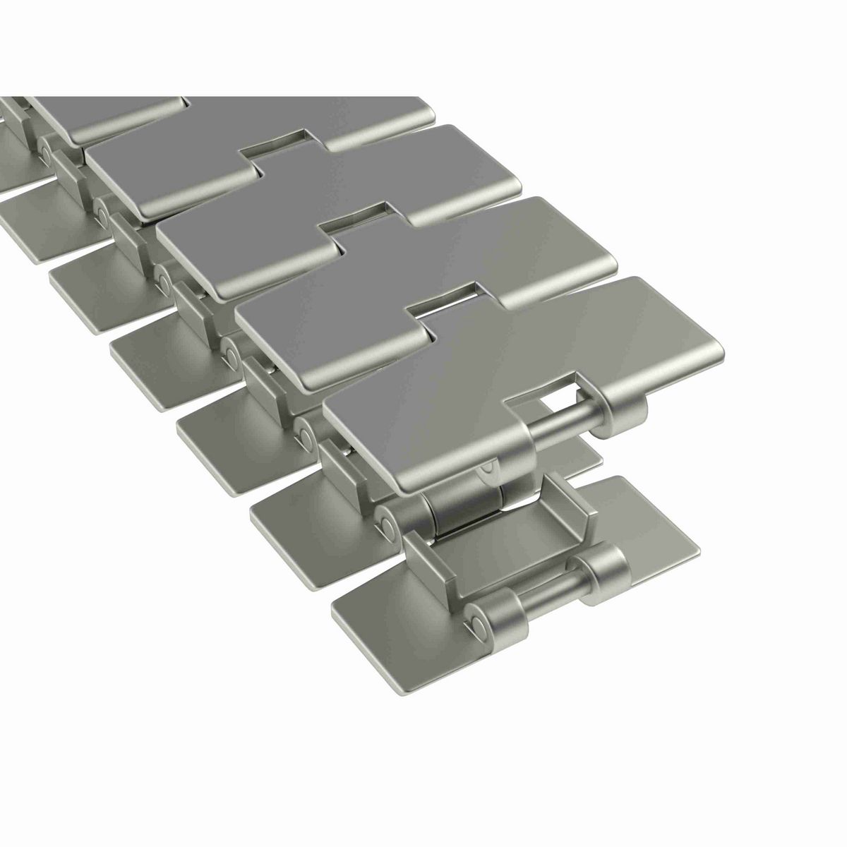 Rexnord 881B Side-flexing Solid Top, Material: Austenitic Stainless Steel, Width: 3.25in, Pitch: 1.5in - 765.32.31
