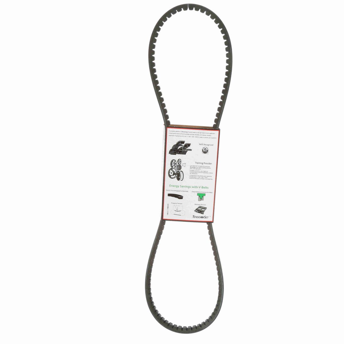 Browning EPDM Notched Belt 98% Efficient - AX46