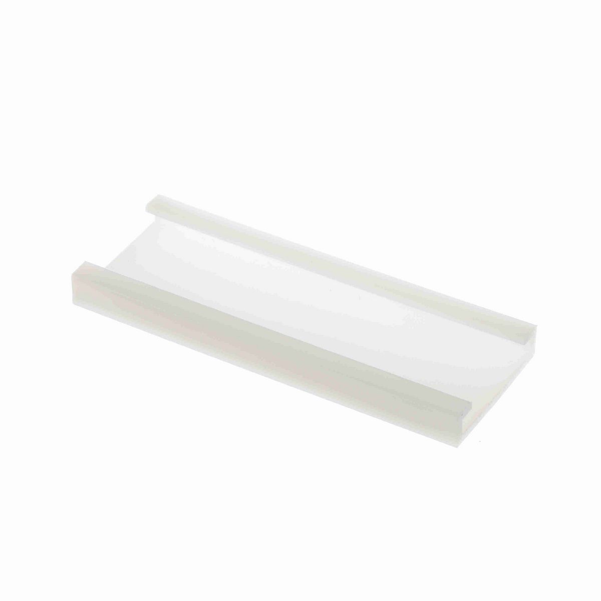 System Plast Combination Group D (Cover): 2.27"W X 0.52"H X 240"L White UHMW-PE - VG-P2520NBC-20