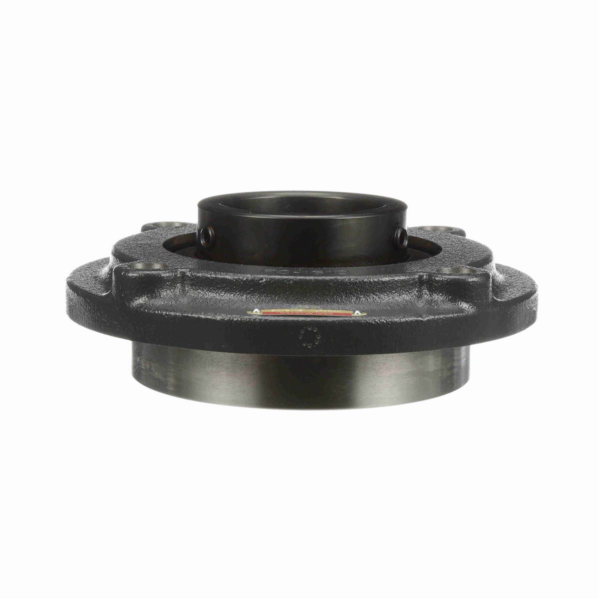 Sealmaster Mounted Cast Iron Flange Cartridge Ball Bearing - 52100 Bearing Steel, Black Oxided - Setscrew Lock - MFC-47