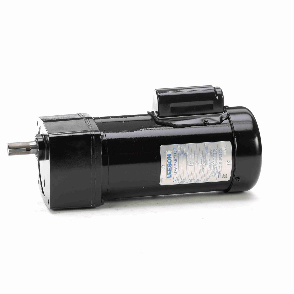 LEESON Parallel Shaft Gearmotor, 0.33 HP, 1 Ph, 60 Hz, 115/230 V, 85 RPM, 42Y Frame, TEFC - 096050.00