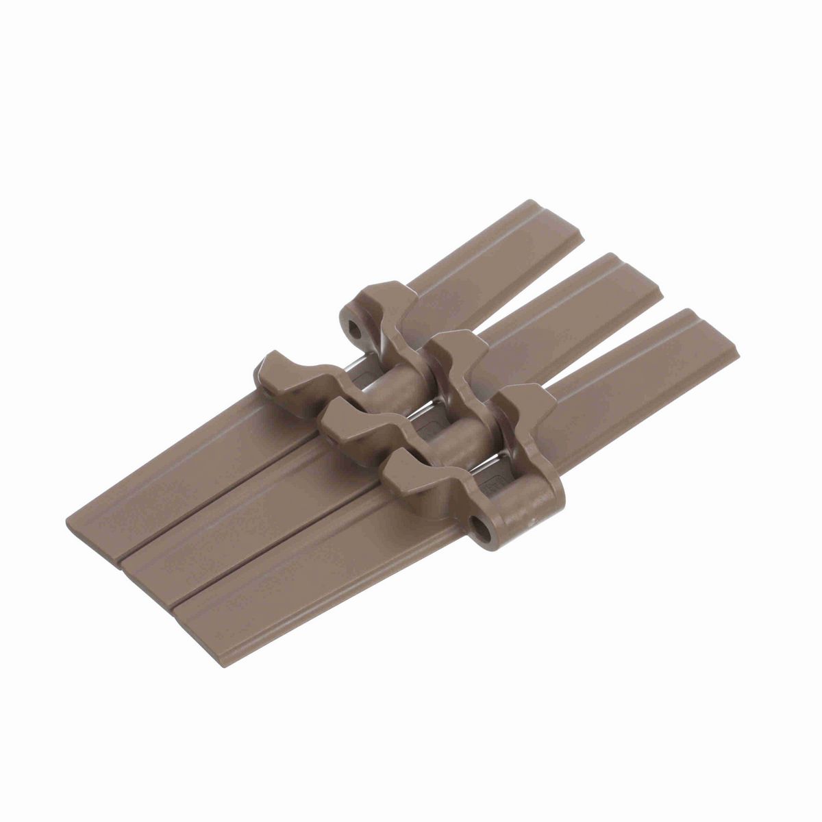 System Plast 882TAB Side-flexing Solid Top, Material: Tan Low Friction, Width: 10in, Pitch: 1.5in - LF882TAB-K1000