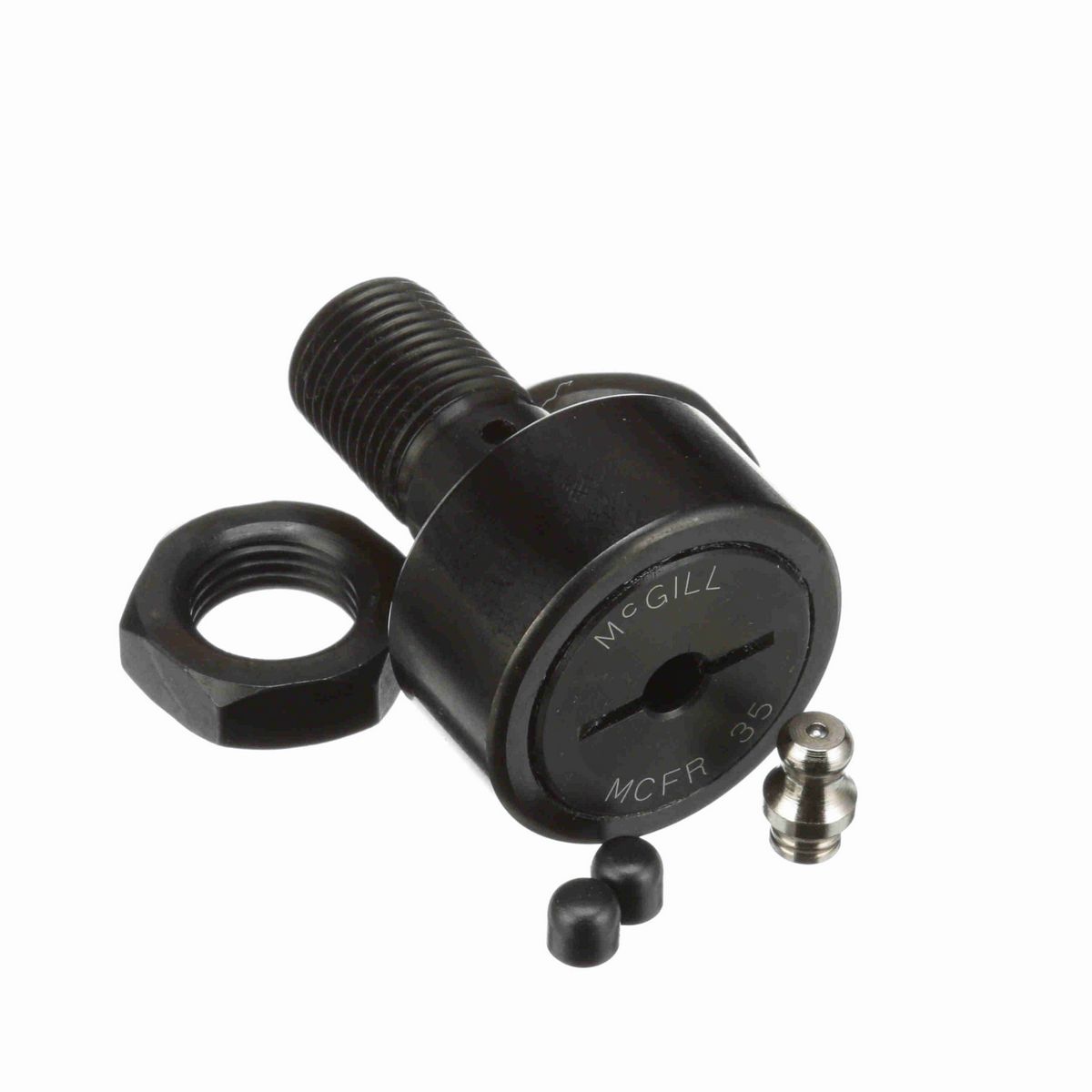 Опорный ролик с цапфой McGill CAMROL MCFR 35, бочкообразный, со шлицем под отвёртку, метрический