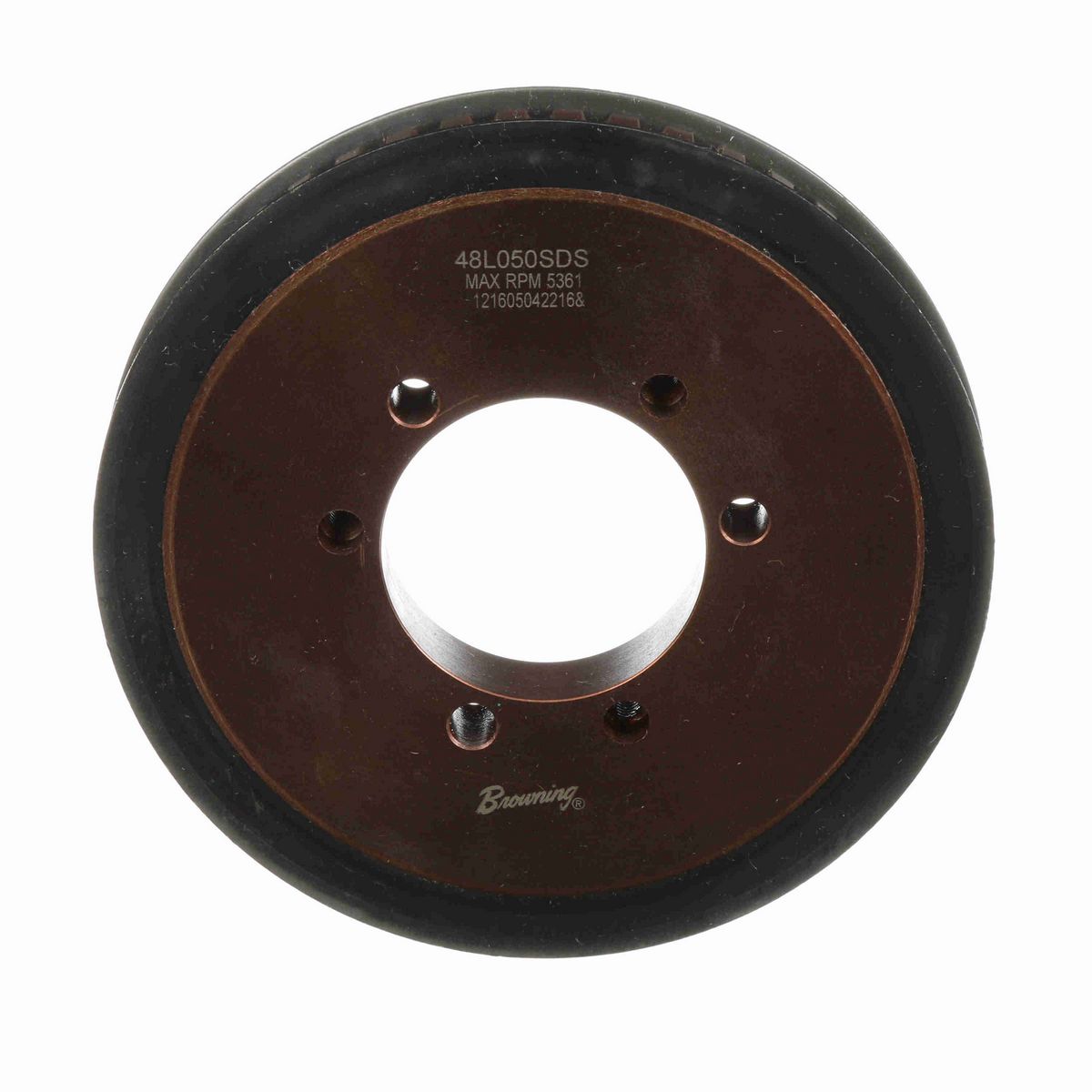 Browning Steel Bushed Bore Gearbelt Pulley - 48L050SDS