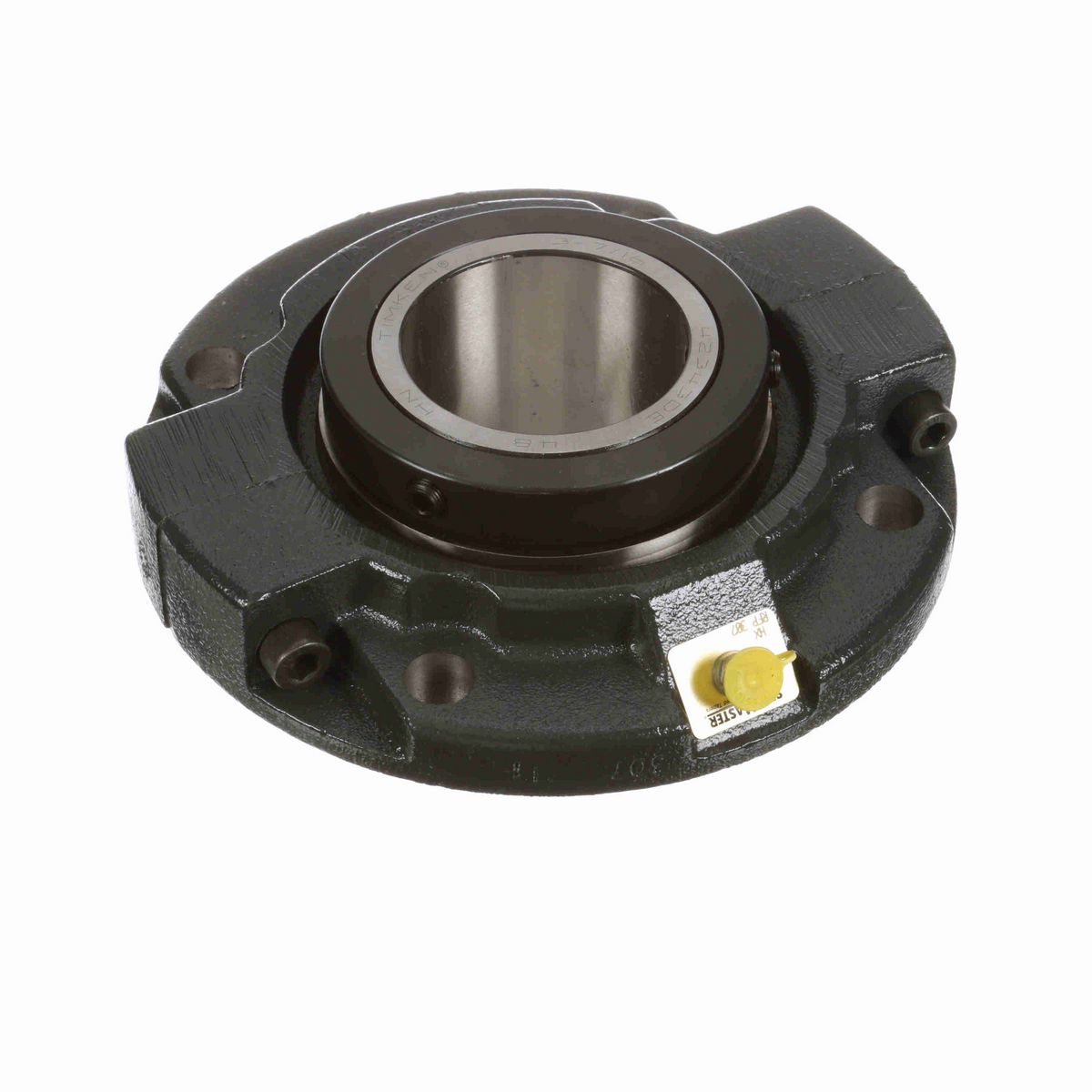 Sealmaster Mounted Cast Iron Piloted Flange Tapered Roller - 52100 Bearing Steel - Double Collar Mount Lock - RFP 307