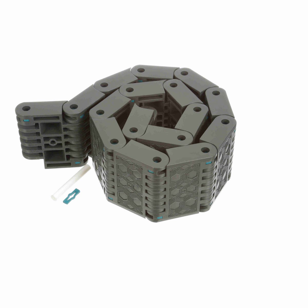 System Plast 2630FTS Straight Running Solid Top, Material: Gray Low Friction, Width: 100mm, Pitch: 2.5in - LFG2630FTS-M0100