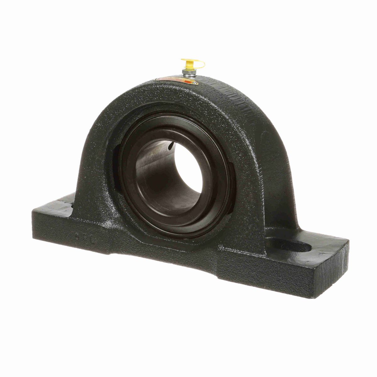 Sealmaster Mounted Cast Iron Two Bolt Pillow Block Ball Bearing - 52100 Bearing Steel, Black Oxided - Setscrew Lock - MP-315