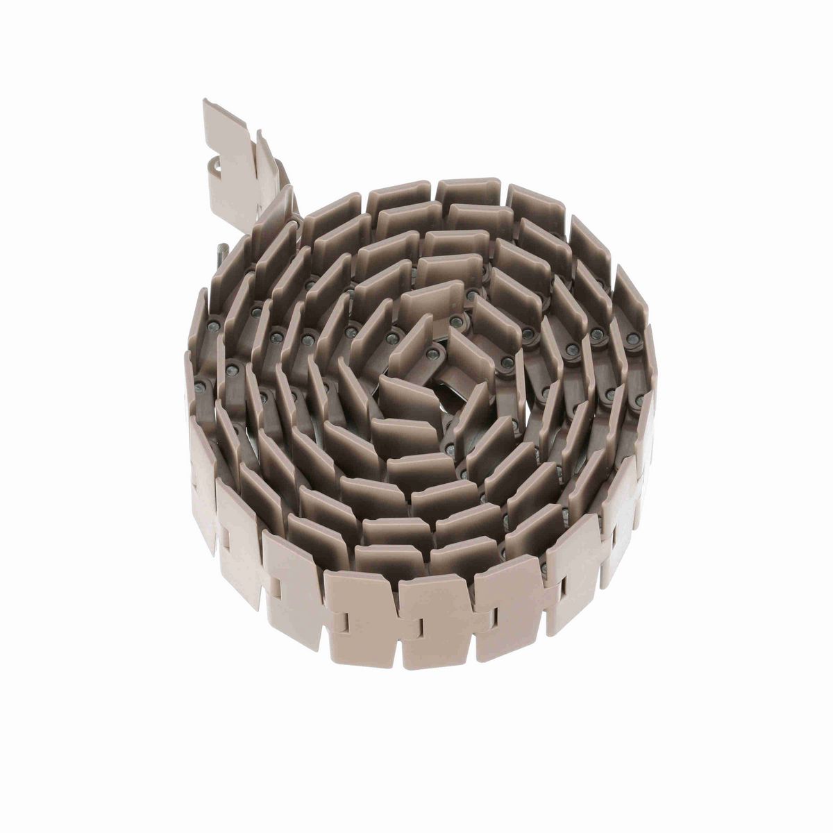 System Plast 880M Side-flexing Solid Top, Material: Tan Low Friction, Width: 4.5in, Pitch: 1.5in - LF880M-K450