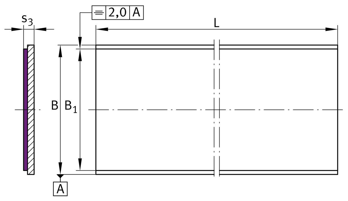 Полоса INA EGS15260-E40-S3E