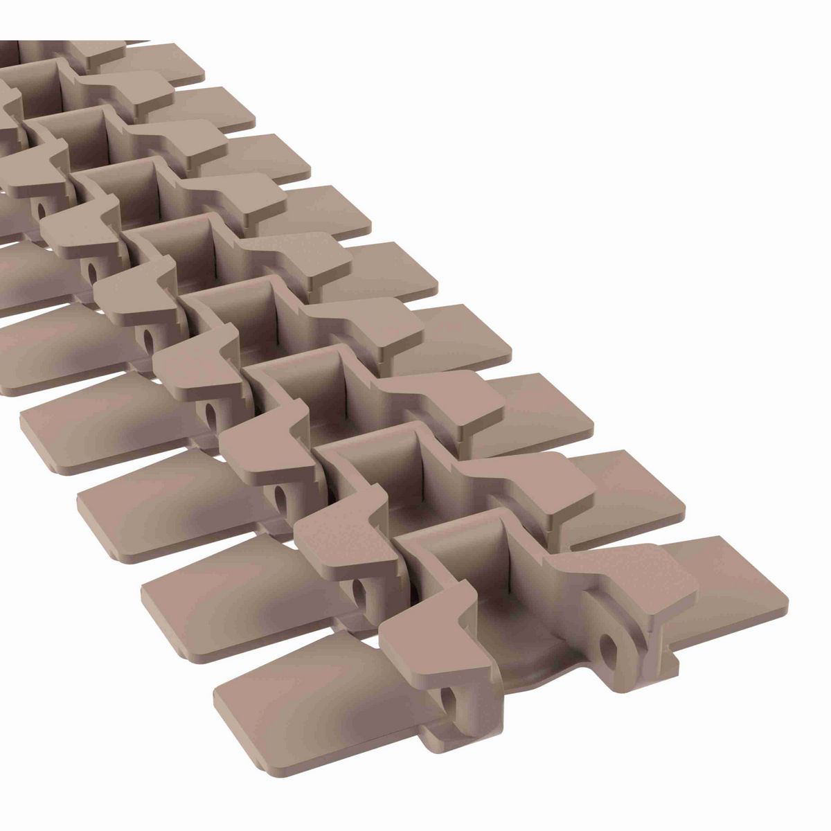 Rexnord 879TAB BO SuperGrip™ Side-flexing SuperGrip™ Tight Radius, Material: Tan Low Friction, Width: 4.5in, Pitch: 1.5in - L0879605452