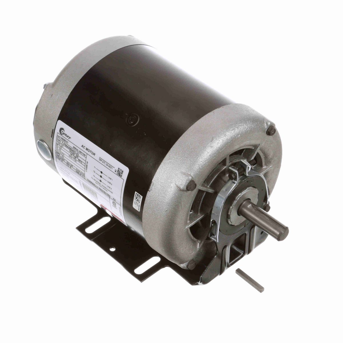 Century General Purpose Motor, 1/2 HP, 3 Ph, 60 Hz, 575 V, 1800 RPM, J56 Frame, DP - H940V1