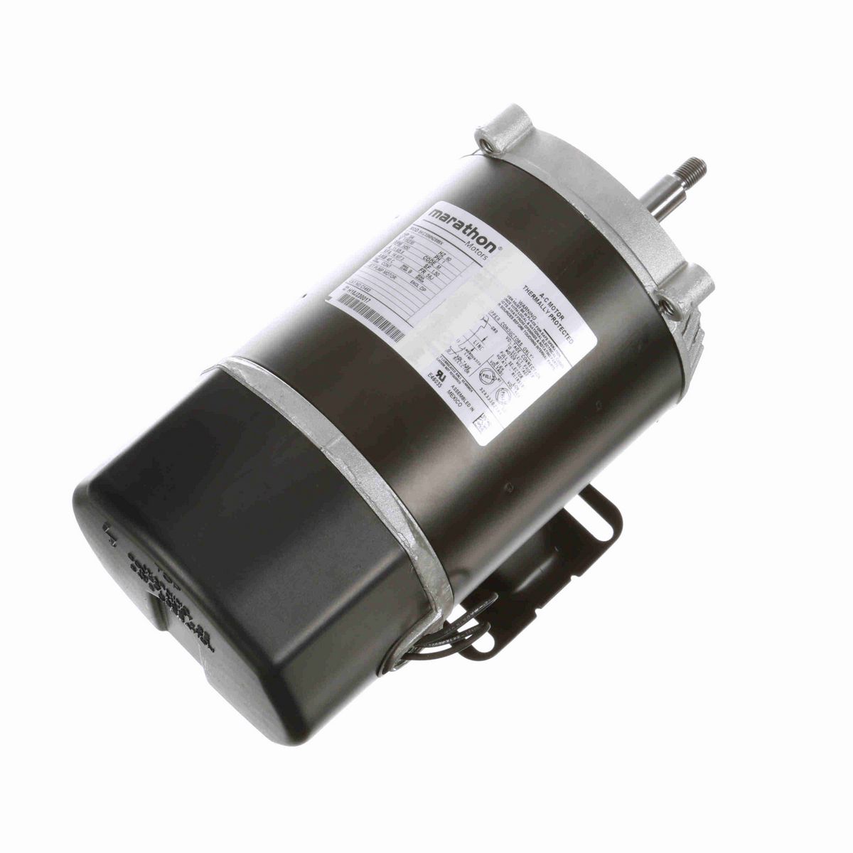 LEESON Jet Pump Motor, 0.75 HP, 1 Ph, 60 Hz, 115/230 V, 3600 RPM, 56J Frame, DP - C1463