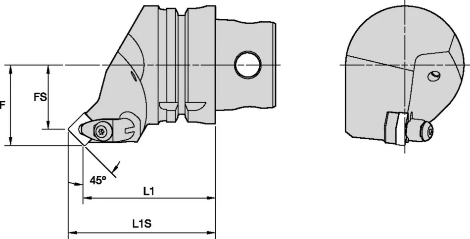 Kenclamp Kennametal DSSN 45° [5552718]