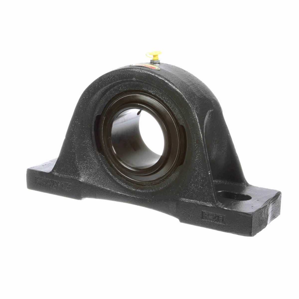 Sealmaster Mounted Cast Iron Two Bolt Pillow Block Ball Bearing - 52100 Bearing Steel, Black Oxided - Setscrew Lock - SP-55