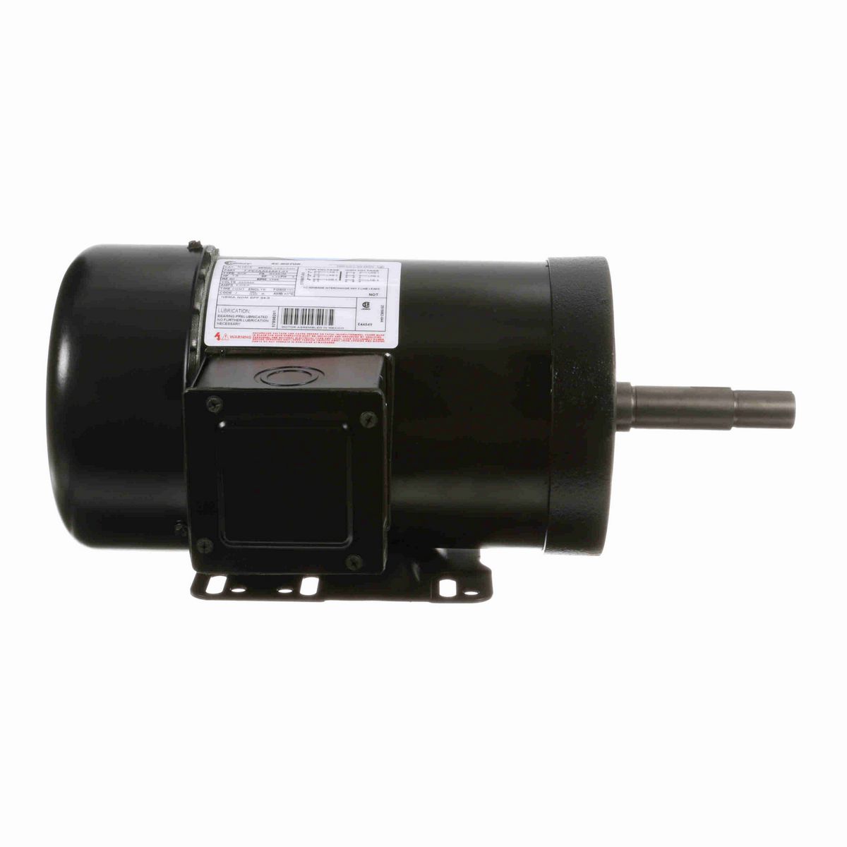 Century Close-Coupled Pump Motor, 1.5 HP, 3 Ph, 60 Hz, 230/460 V, 1800 RPM, N145JM Frame, TEFC - N161E