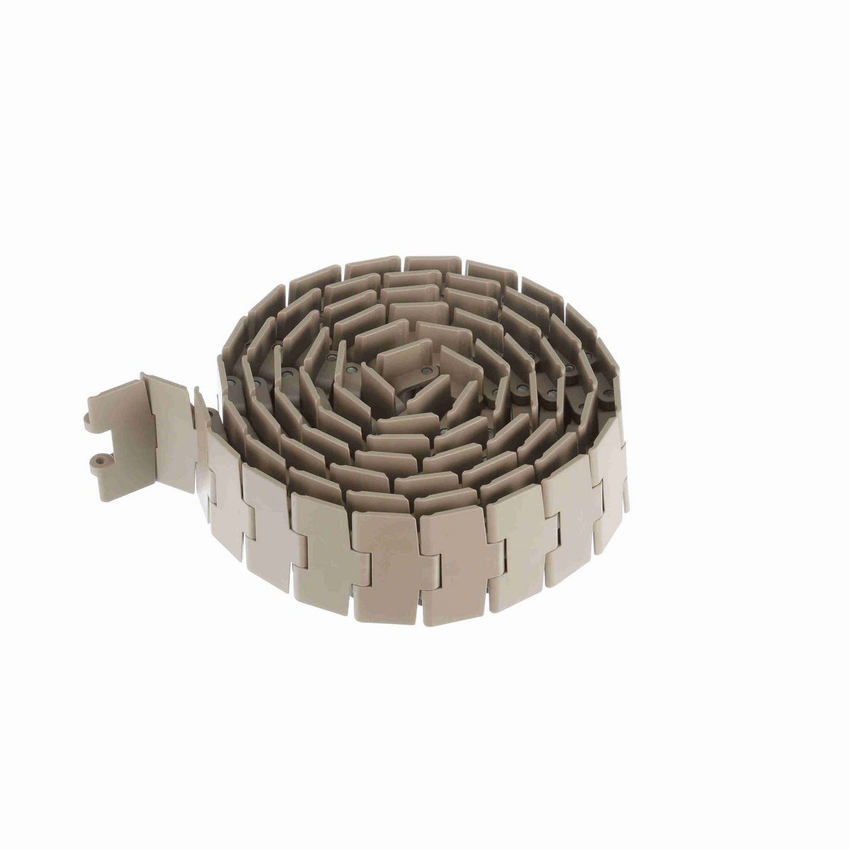 System Plast 880M Side-flexing Solid Top, Material: Tan Low Friction, Width: 3.25in, Pitch: 1.5in - LF880M-K325