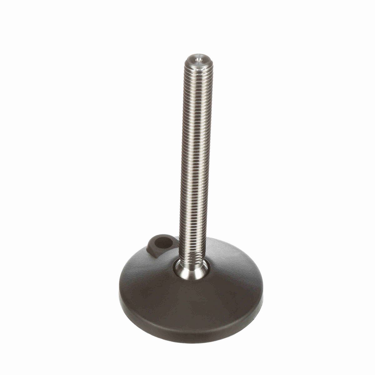 System Plast Articulating Plastic Leveler; Series: VG-511, Base Diameter: 4, Spindle Length: 6.09-in, Thread: 3/4-10 - VG-511-03-S34-L7