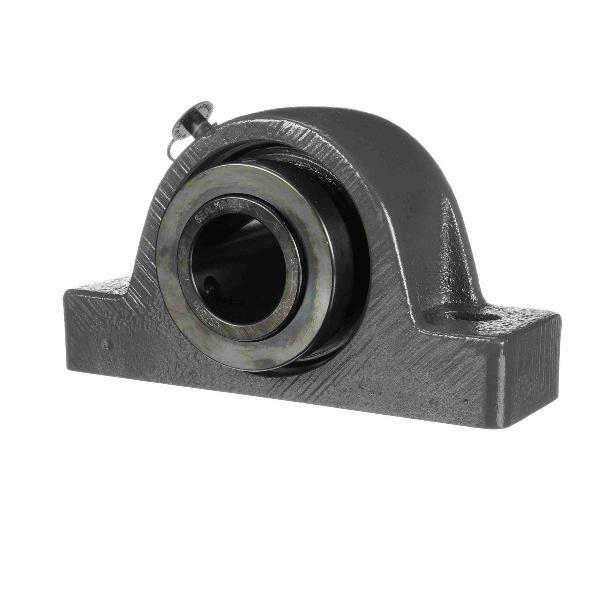 Sealmaster Mounted Cast Iron Two Bolt Pillow Block Spherical Roller - 52100 Bearing Steel, Black Oxided - Collar Mount Lock - USRB5000-107