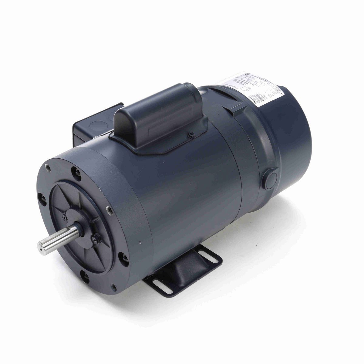 LEESON Brake Motor, 0.33 HP, 1 Ph, 60 Hz, 115/230 V, 1800 RPM, 56C Frame, TENV - 114165.00